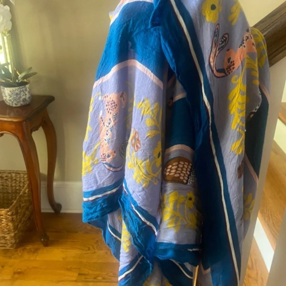 LOFT Fox and Rabbit Square Scarf - Picture 6 of 6